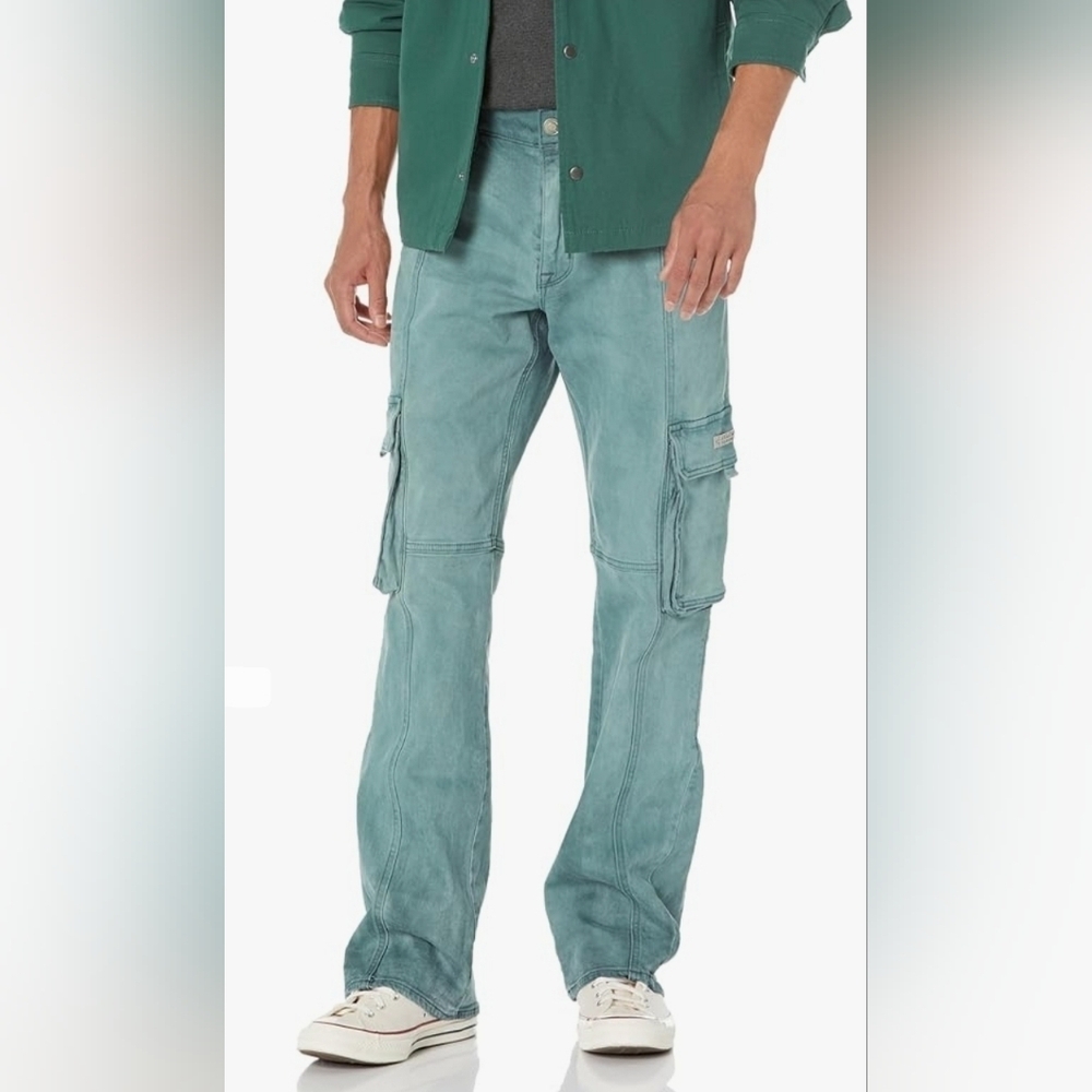 HUDSON Mens Walker Cargo Kick Flare